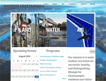Tablet Screenshot of outdoorchattanooga.com